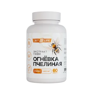 Огнёвка пчелиная ПЖВМ 60 капсул Jetlife