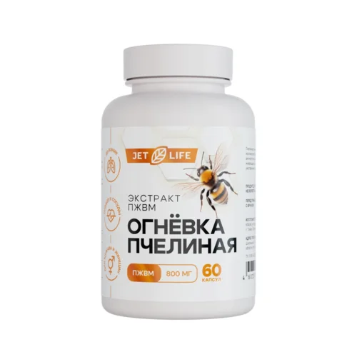 Огнёвка пчелиная ПЖВМ 60 капсул Jetlife