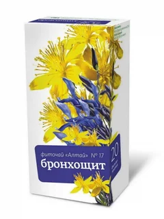 Алтай фиточай 17 шт Бронхощит ф п 2 гр 20 шт