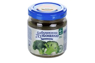 Пюре Бабушкино Лукошко из капусты брокколи 100 гр