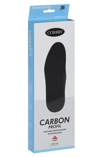 Стельки Corbby Carbon Profile латекс основа мембран ткань жест супинатор р 36