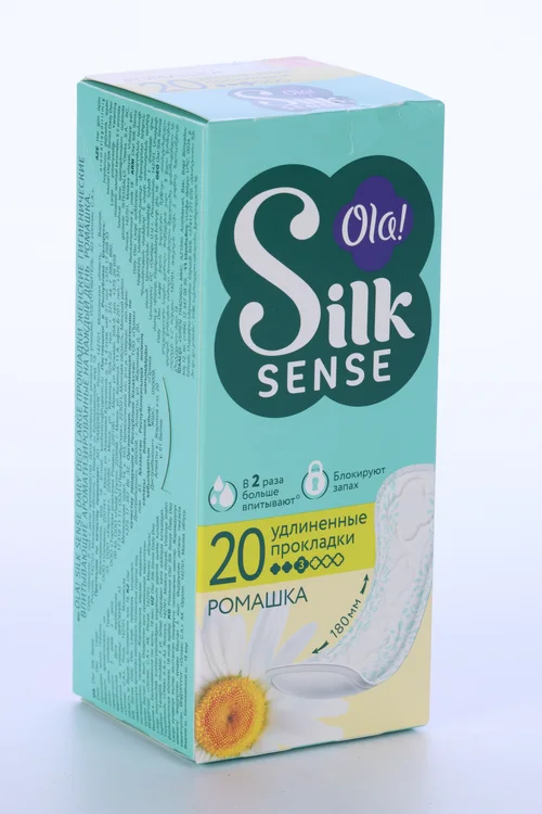 Салфетки Ola Silk Sense Daily Deo Ромашка Large ежедневн 20 шт