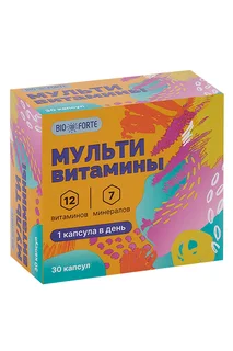 Мультивитамины Bioforte для взрослых 30 шт капсулы