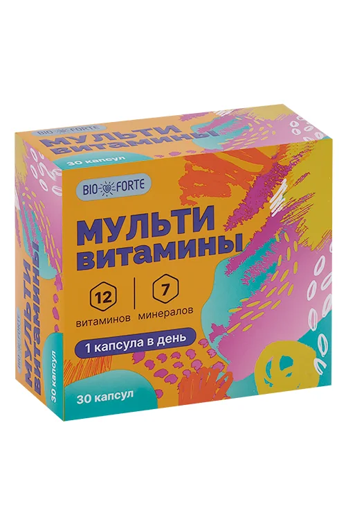 Мультивитамины Bioforte для взрослых 30 шт капсулы