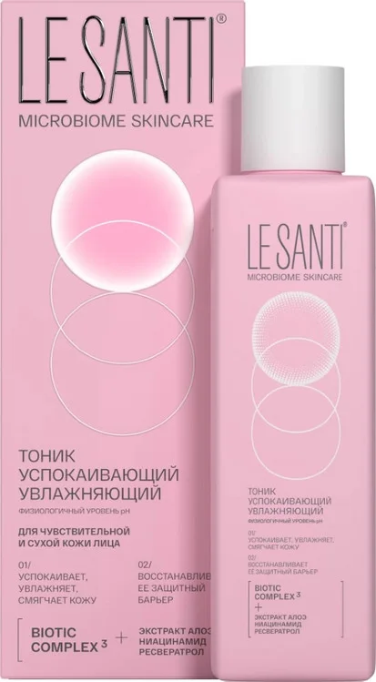 Тоник Le Santi успокаив / увлаж для лица, 200 мл