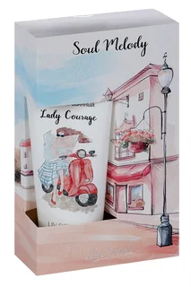 Подарочный набор Lady Courage гель для душа / крем для тела / рук