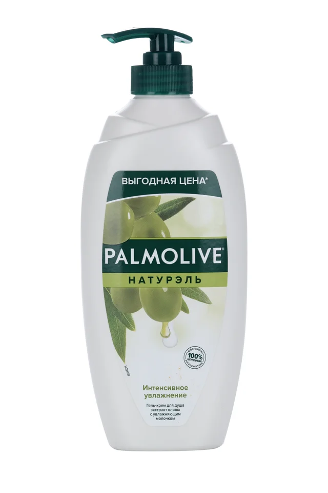 Гель-крем Palmolive для душа интенсивное увлажнение олива и увлажняющее молочко 750 мл