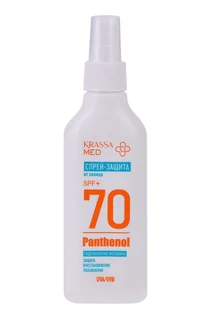 Спрей-защита Krassa Med Пантенол SPF 70+ от солнца 150 мл