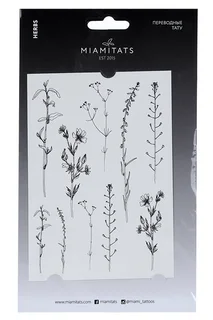 Тату переводные Miamitats Herbs (middle) (5885)