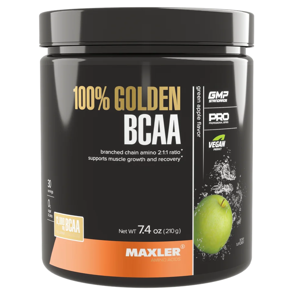 Аминокислоты Bcaa (2:1:1) Maxler 210 гр. - зеленое яблоко