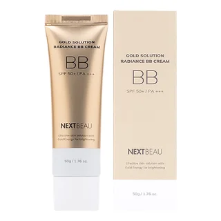 Освежающий BB-крем с золотом 01 Светло-бежевый SPF50+/PA+++ 50 гр Nextbeau