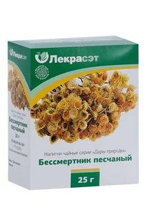 Напиток чайный Бессмертника песчаного цветки 25 гр