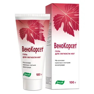 Венокорсет гель для легкости ног 100 гр Эвалар
