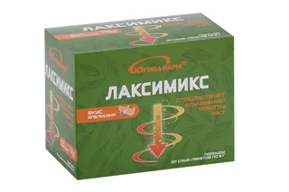 Лаксимикс Югмедфарм со вкусом апельсина 5 гр 20 шт саше-пакет