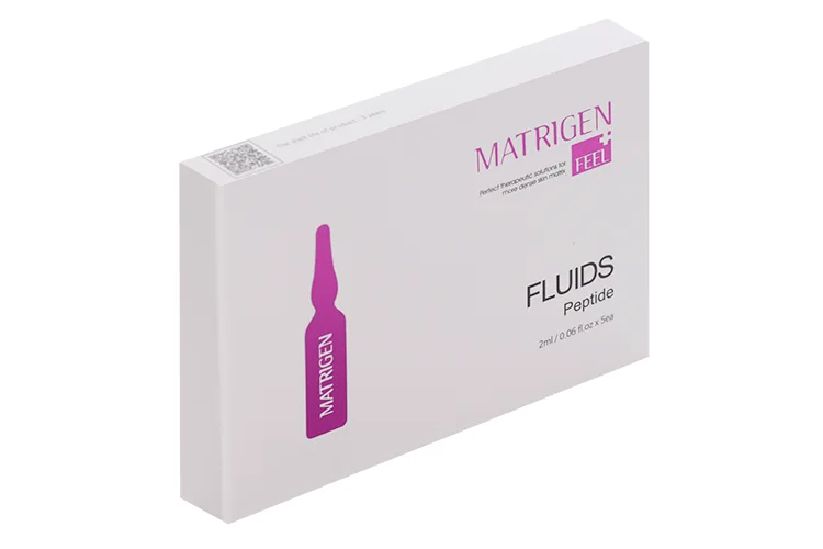 Сыворотка Matrigen Peptide Fluids пептидная для мезотер лица руками / аппарат 2 мл 5 шт ампулы