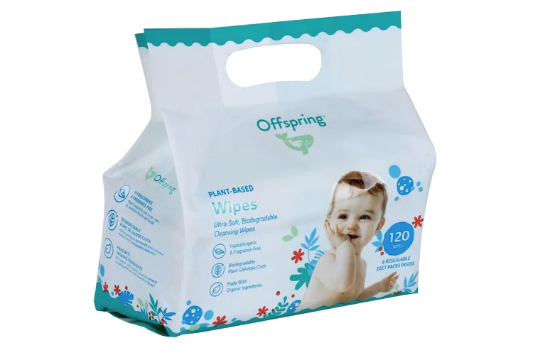 Салфетки Offspring влажн биоразлагаемые 120 шт