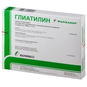 Глиатилин раствор 1000 мг/4 мл 3 шт