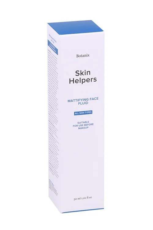 Флюид Skin Helpers матирующий с ниацинамидом / конопляным маслом для лица 30 мл