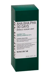 Сыворотка Some By Mi AHA-BHA-PHA 30 Days Miracle легкая с кислотами для лица, 50 мл