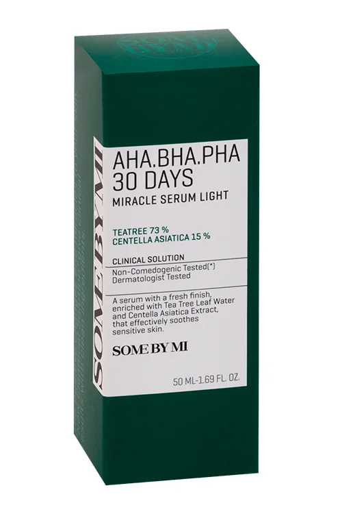 Сыворотка Some By Mi AHA-BHA-PHA 30 Days Miracle легкая с кислотами для лица, 50 мл