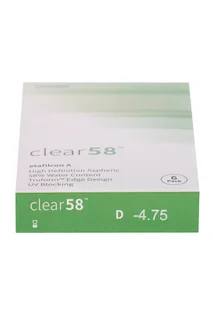 Линзы Clearlab Clear58 контактные R 8,3 (диоптрия -4,75) 6 шт