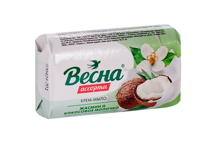 Мыло Весна Ассорти жасмин / кокосовое молочко 90 гр