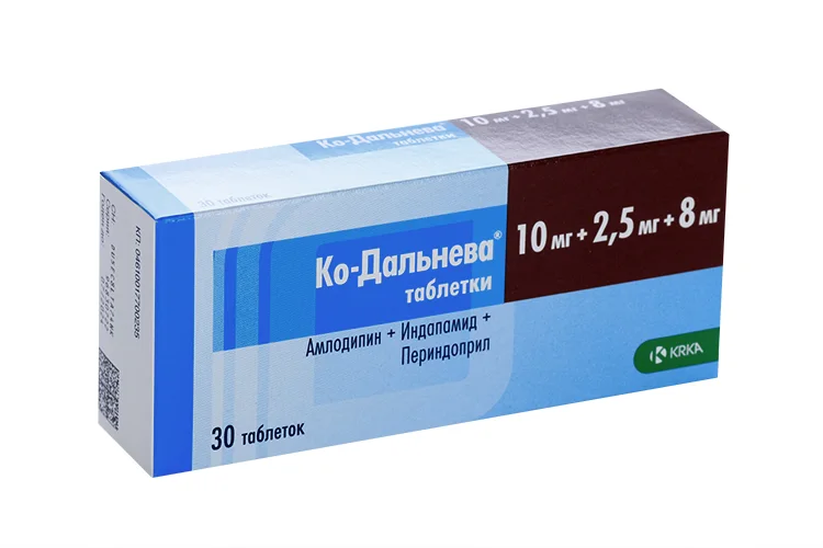 Ко-Дальнева таблетки 10+2.5 мг 30 шт