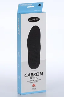 Стельки Corbby Carbon Profile латекс основа мембран ткань жест супинатор р 41