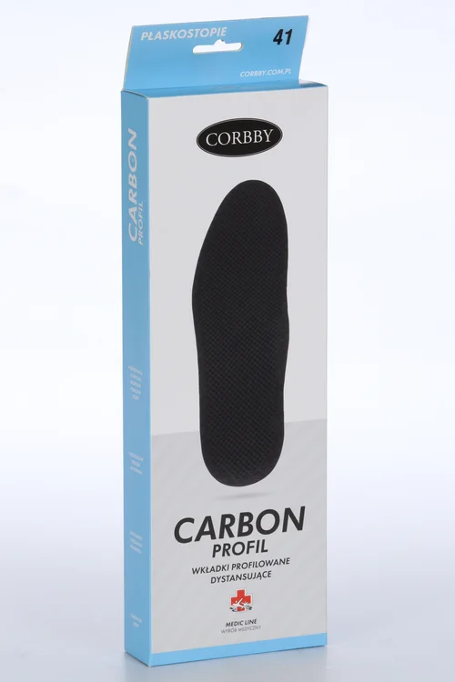 Стельки Corbby Carbon Profile латекс основа мембран ткань жест супинатор р 41