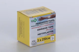 Лейкопластырь SFM-Plaster ме для фиксирующий ткан основа 3×250 см
