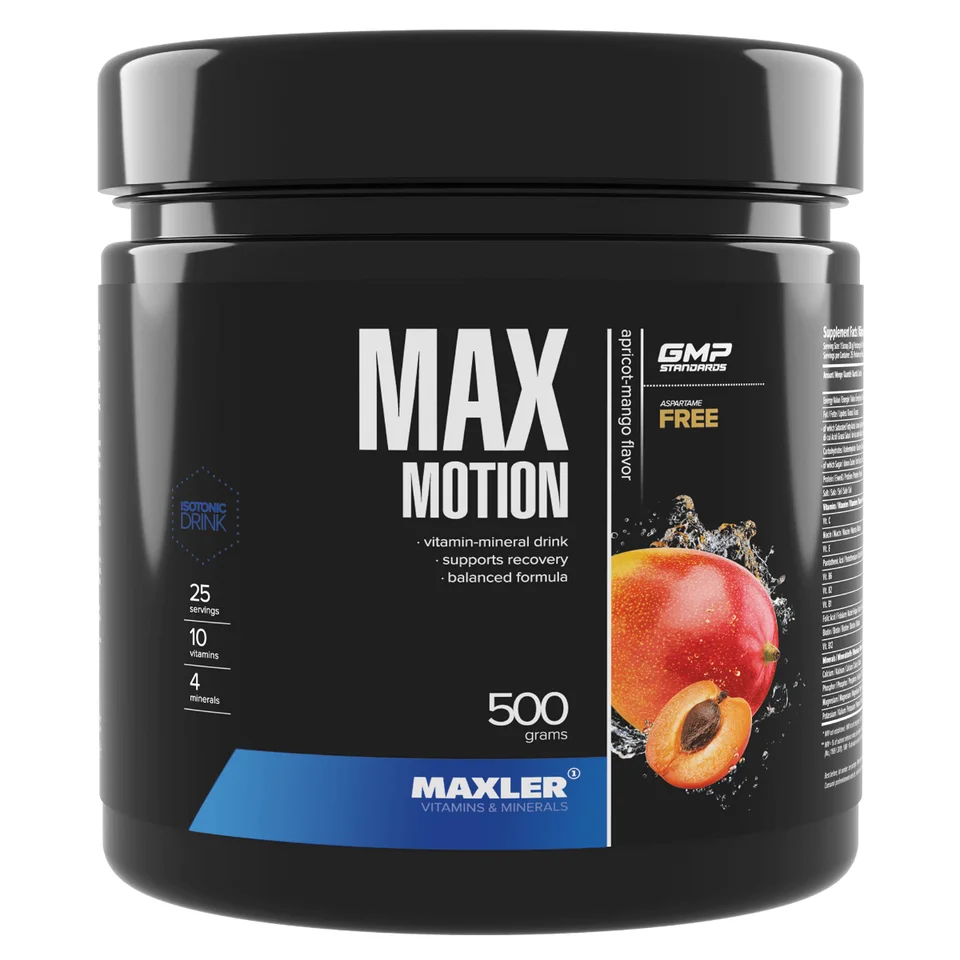 Изотоник Макс Моушн (Max Motion), вкус Абрикос-манго, 500 г, Maxler