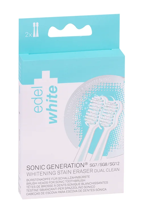 Насадки Edel+White Whitening для электрич звук щетки Sonic Generation 2 шт