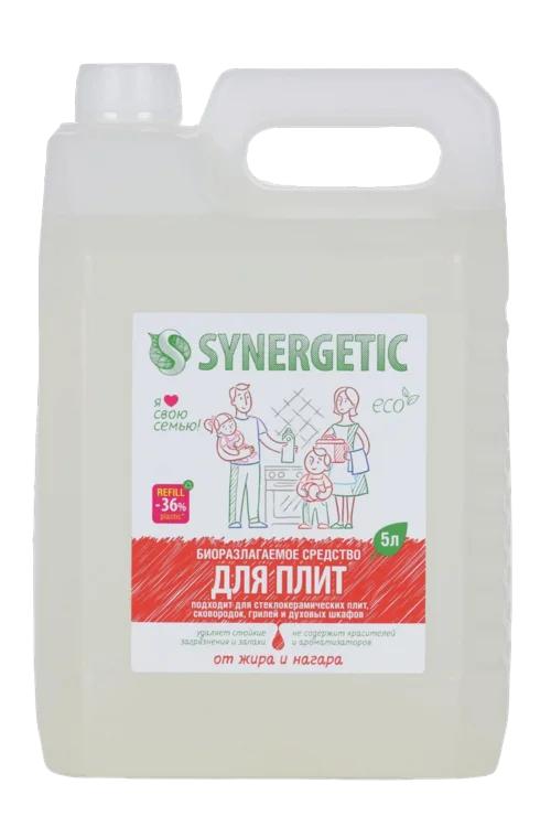 Средство чистящее Synergetic для кухонных плит 5 л