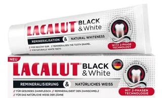 Зубная паста Lacalut black&white 75 мл