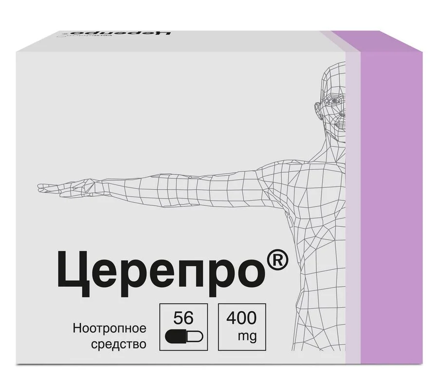 Церепро капсулы 400 мг 56 шт
