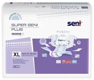 Подгузники для взрослых Seni Super Plus Extra Large 30 шт