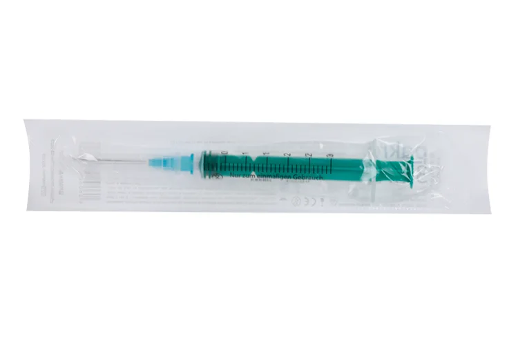 Шприц Пакро трехкомп с иглой 23G 1/4 (0,60×32 мм) 3 мл