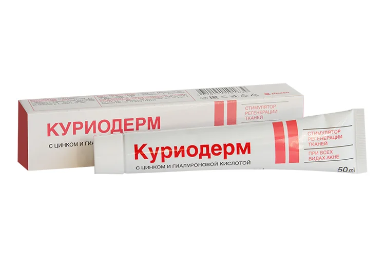 Гель для лица Куриодерм (гиалуроновая кислота и цинк) 50 мл Аклен
