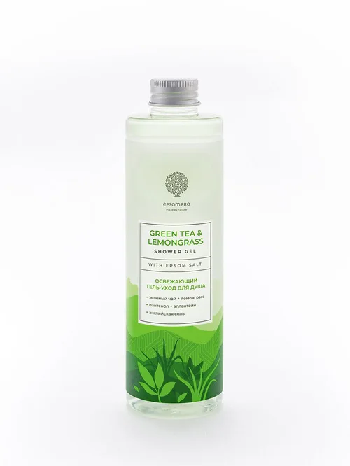 Гель-уход Salt of the Earth Green TEA & Lemongrass освежающий с англ солью для душа 250 мл