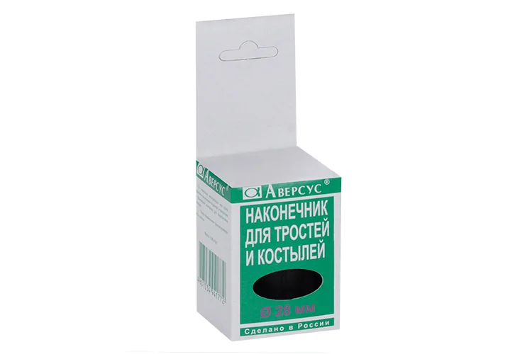 Наконечник резин для трости и костылей 28 шт