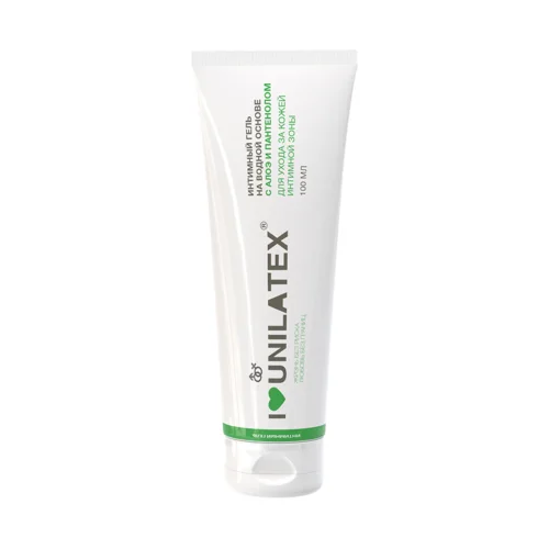 Интимный гель-лубрикант Unilatex Gel Aloe+ Пантенол на водной основе 100 мл