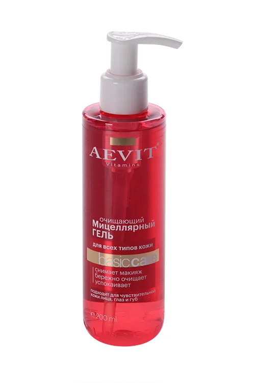 Гель Aevit BY Librederm Basic Care мицеллярный очищающий для всех типов кожи 200 мл