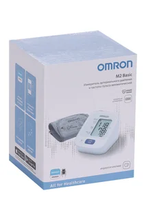 Тонометр Omron M2 Basic (HEM-7121-RU) без адаптера батарейки в комплекте
