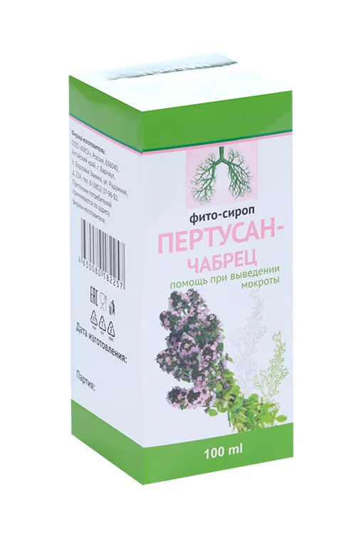 Пертусан-Чабрец 100 мл сироп