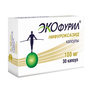 Экофурил капсулы 100 мг 30 шт