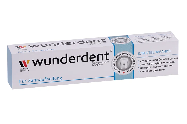 Зубная паста Modum Wunderdent для отбеливания 100 гр