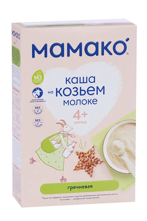 Каша Мамако гречневая на козьем молоке 200 гр
