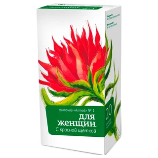 Фиточай Алтай Для Женщин С Красной Щеткой Ф/П 2 гр 20 шт