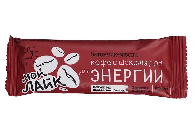 Батончик Леовит кофе / шоколад для энергии 25 гр