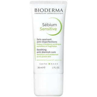 Sébium Сенситив крем Увлажняющий успокаивающий для проблемной кожи 30 мл Bioderma